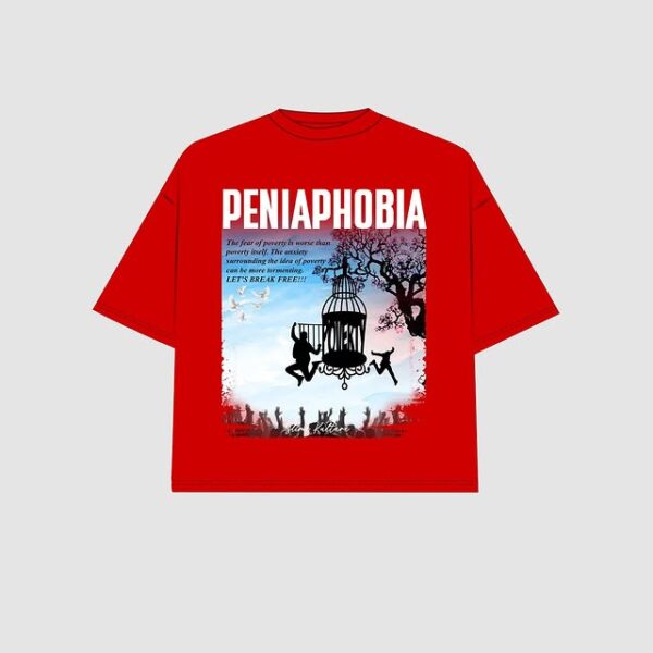 Peniaphobia Tee – Red Edition - Image 3