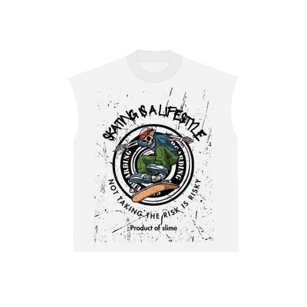 Skating Is a Lifestyle Tee (WHITE)