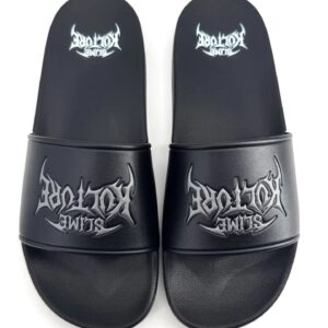 Slime Kulture “Rebel Drip” Slides (Black Metal Edition)